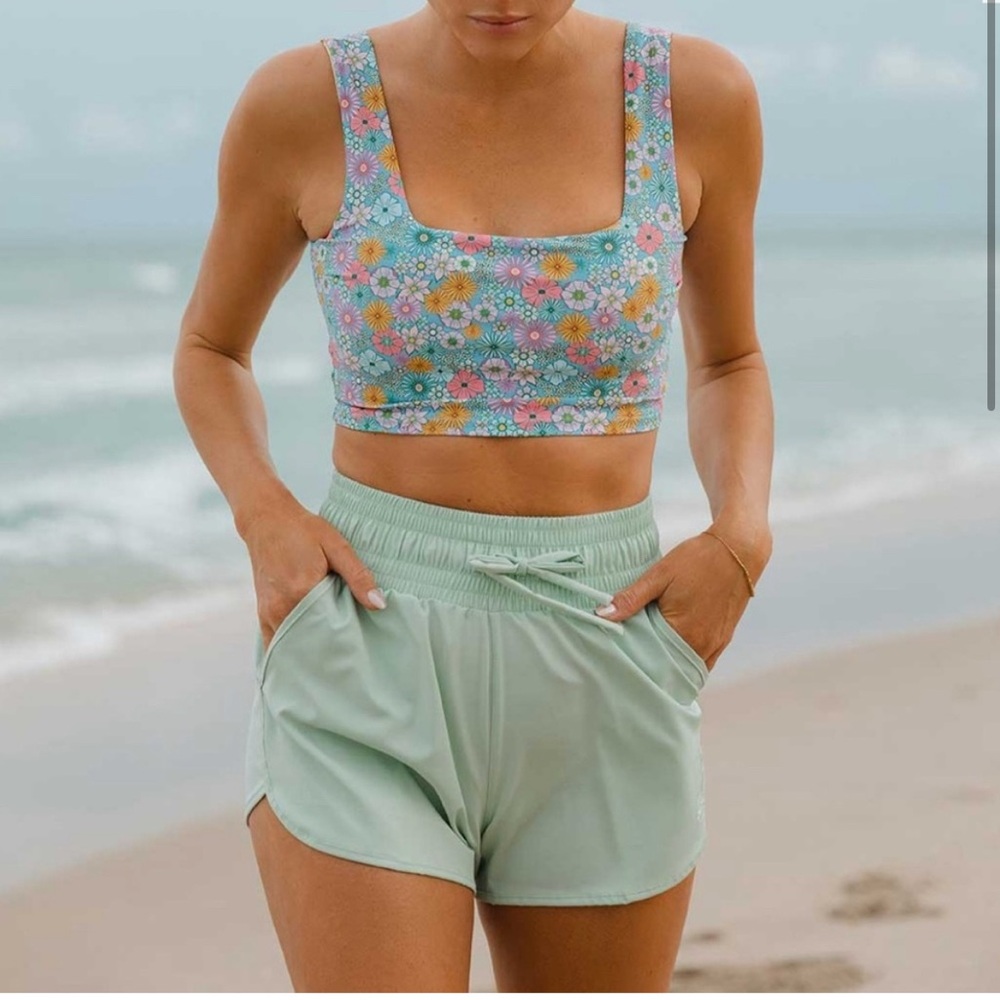 Albion Fit Sprinter Shorts 2.0, Mint Green NEW Size Medium